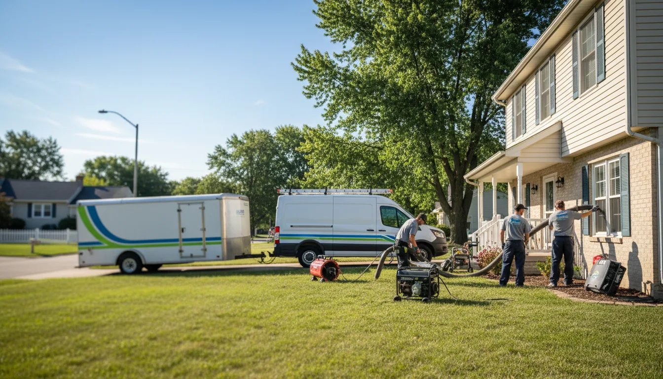 Flooded Basement Restoration And Cleanup With Repair in Graettinger, IA near me